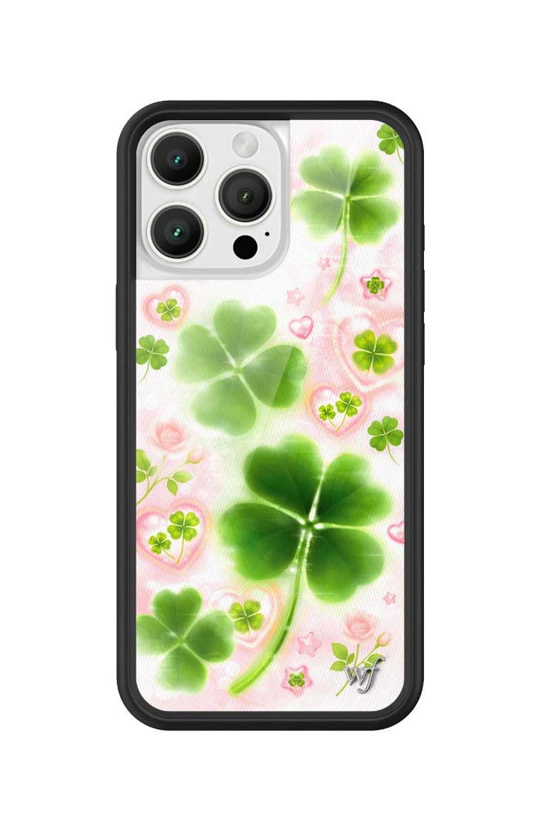 Miss Lucky iPhone Case, Alternate, color, Green