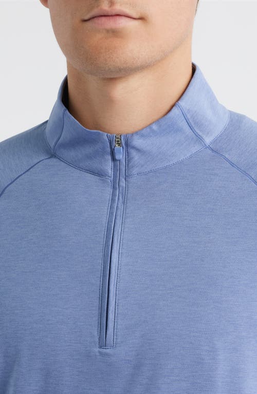 Johnnie-o Freeborne Prep-formance Quarter Zip Pullover In Purple