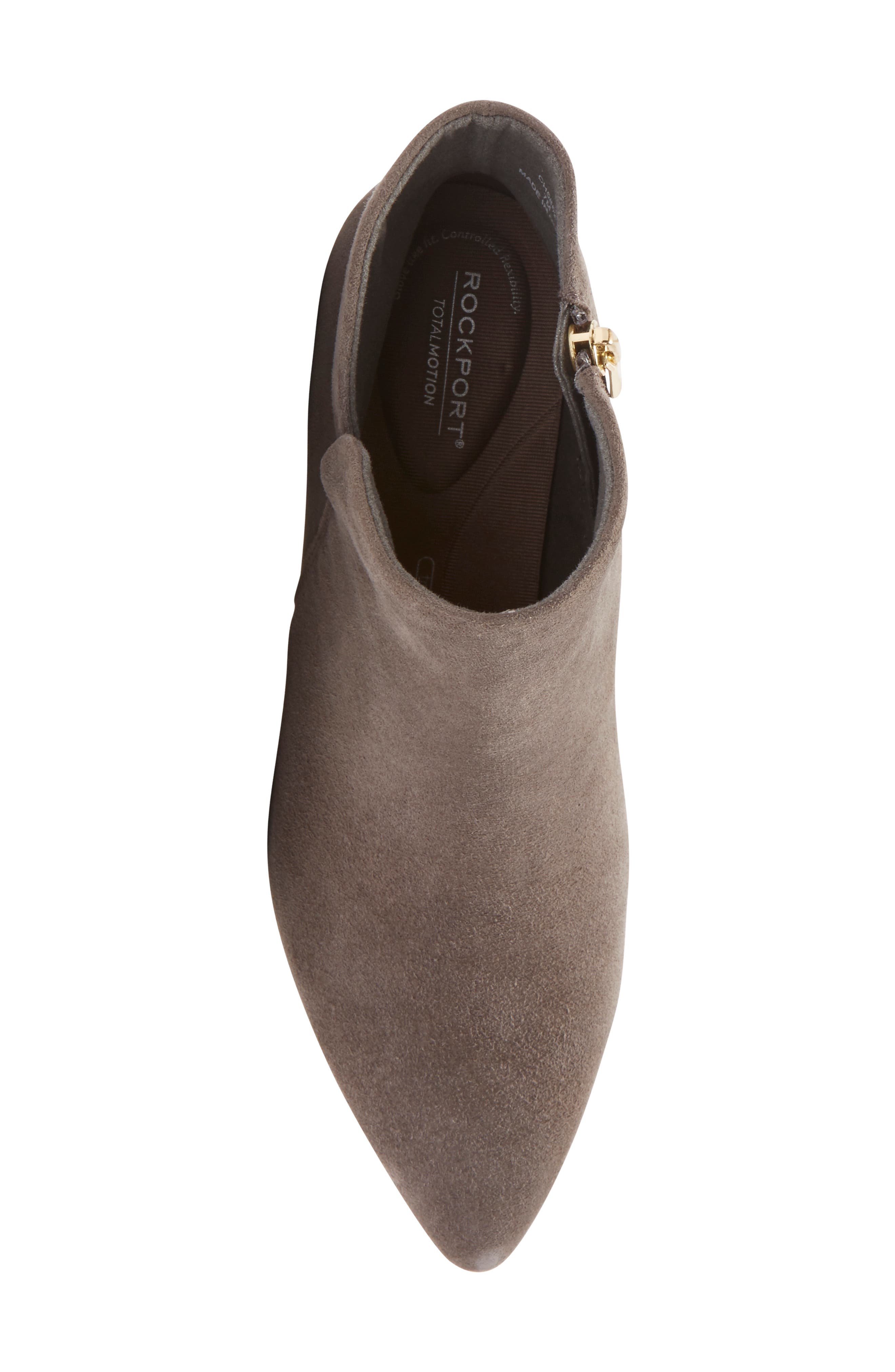 Total Motion Alaiya Bootie, Alternate, color, TAUPE SUEDE