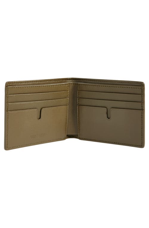 Shop Burberry Check Coated Canvas & Leather Bifold Wallet In Sand