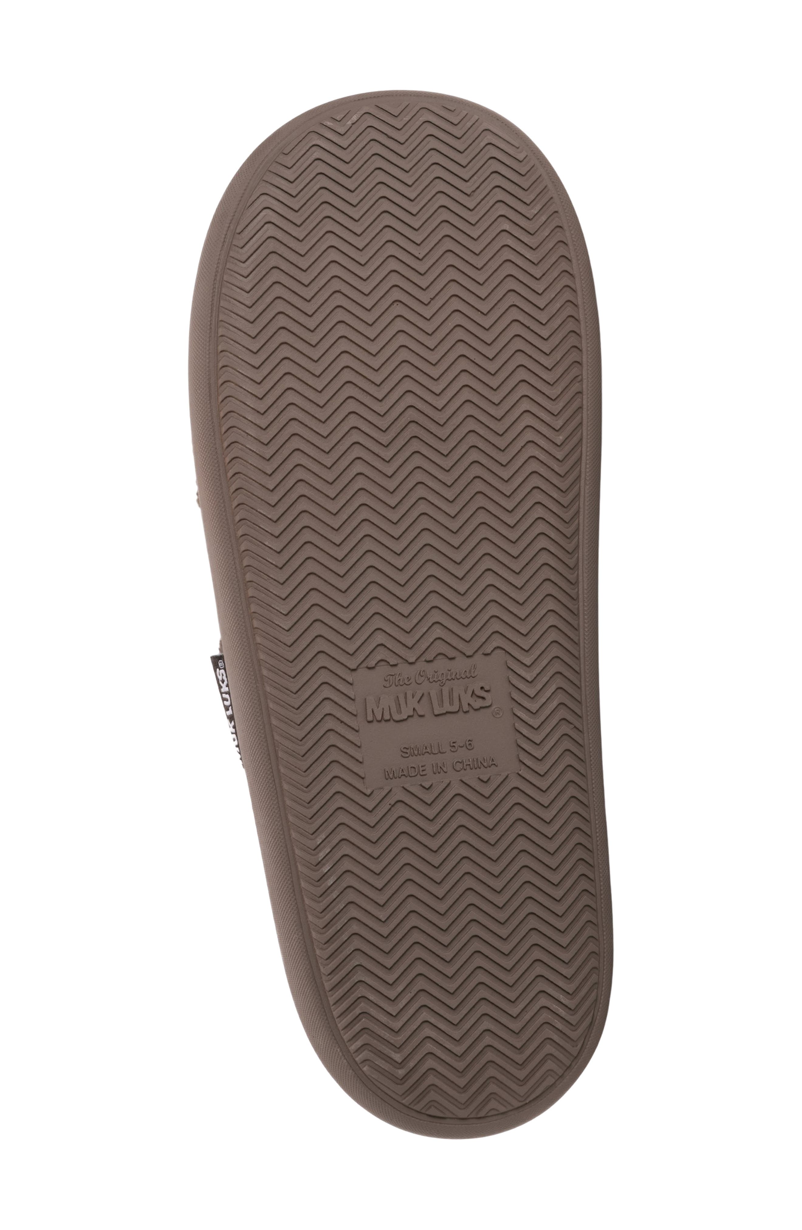 MUK LUKS Joss Faux Shearling Lined Slipper, Alternate, color, Taupe