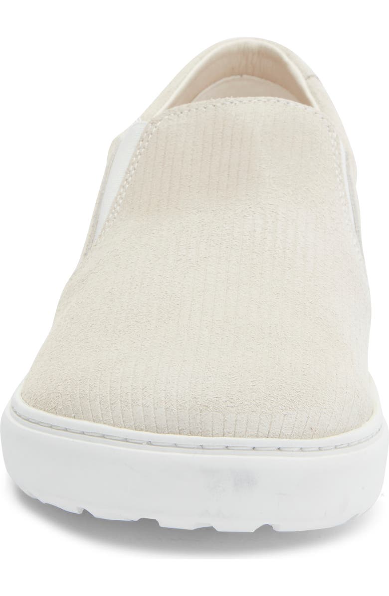 Birkenstock Oswego Corduroy Slip On Sneaker, Alternate, color, Antique White