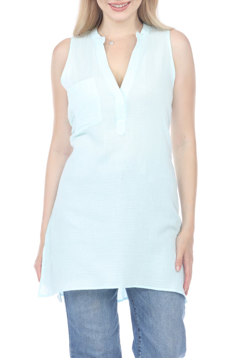 Sleeveless Tunic, Main, color, AQUA