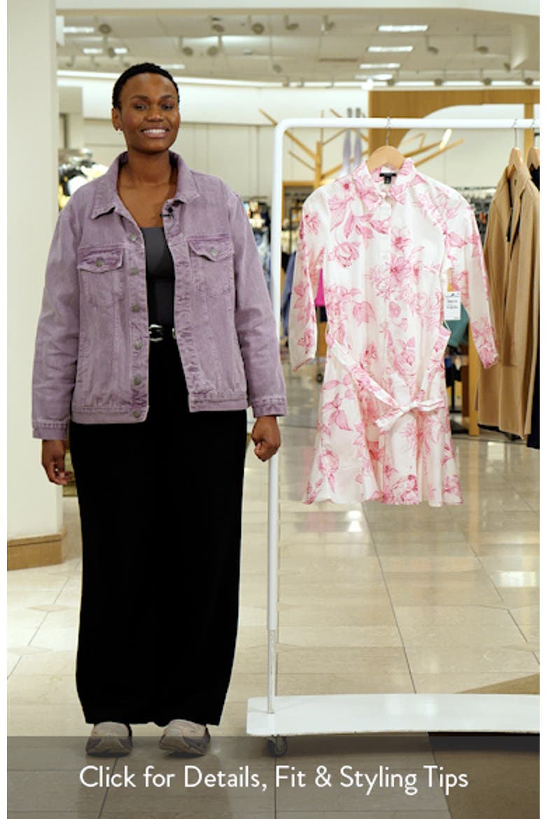 Floral Button-Up Shirtdress video