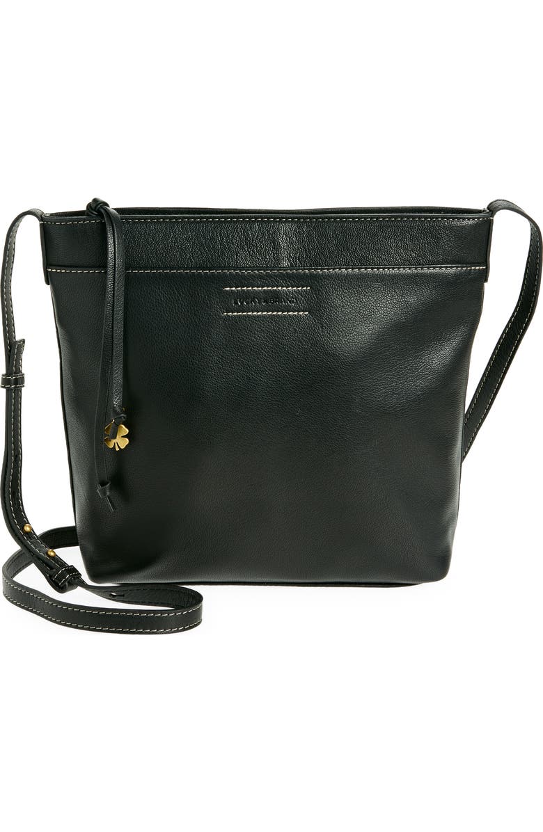 Lucky Brand Tyra Leather Crossbody Bag, Main, color,