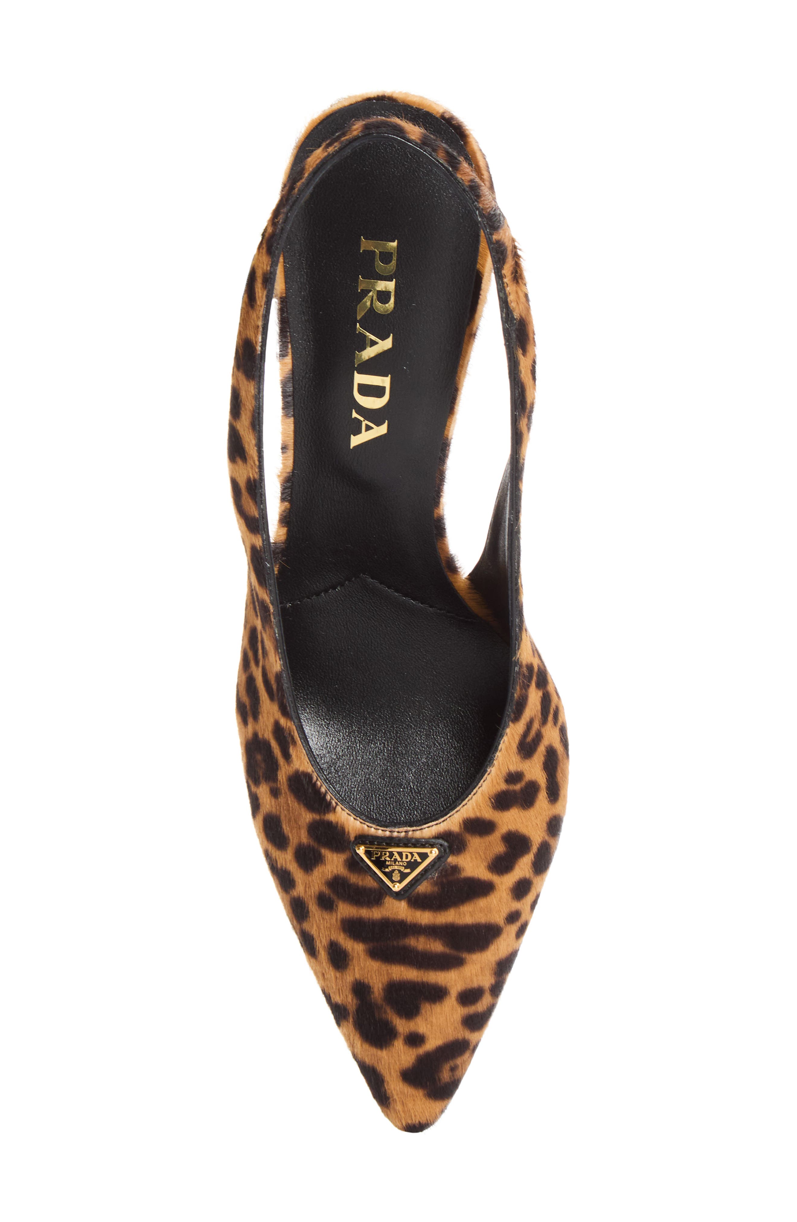 Leopard Print Slingback Pump, Alternate, color, MIELE
