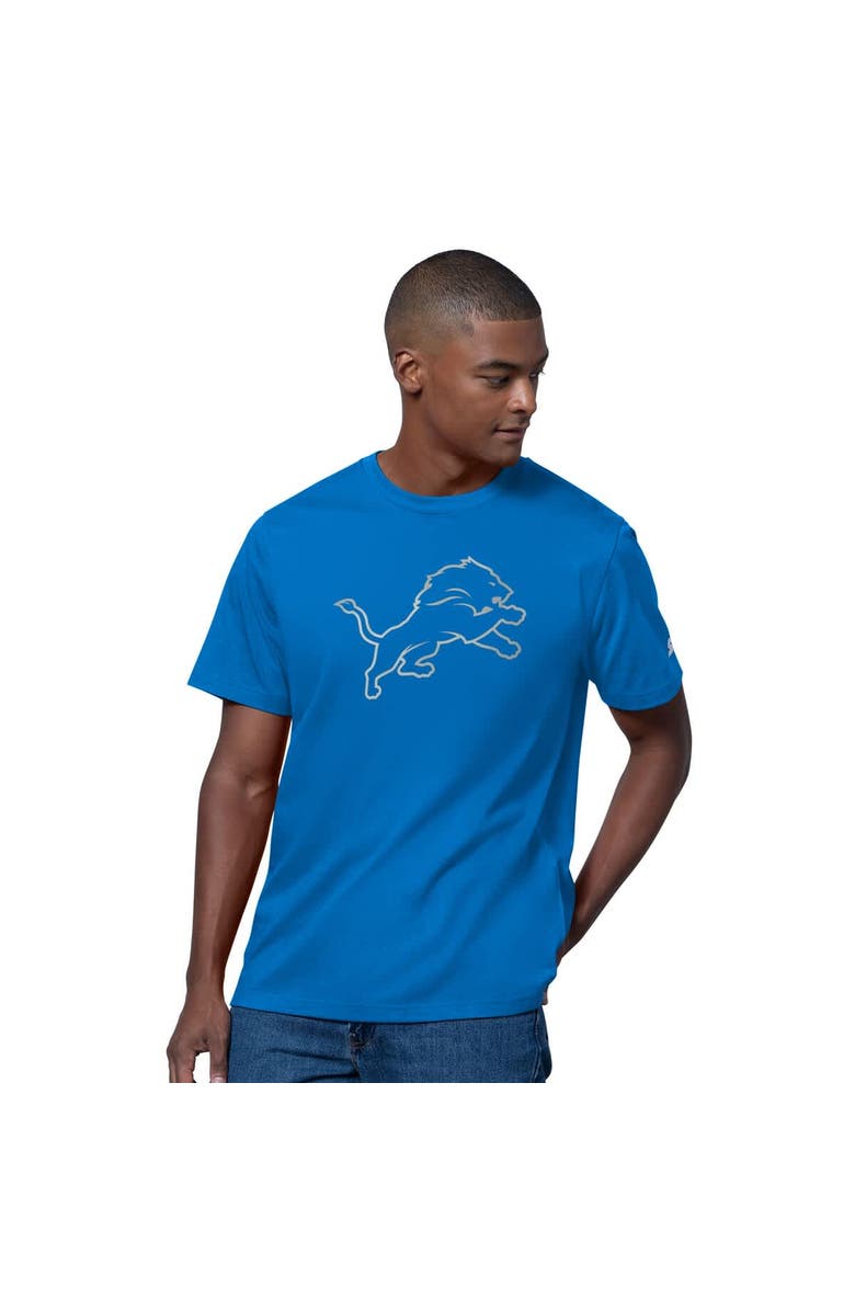STARTER Men's Starter Royal Detroit Lions Thursday Night Gridiron T-Shirt, Main, color, Royal