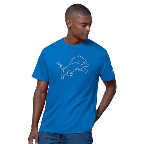 Men's Starter Royal Detroit Lions Thursday Night Gridiron T-Shirt