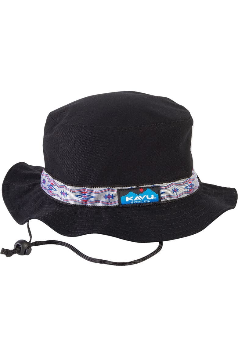 Organic Strap Bucket Hat, Main, color, Jet Black