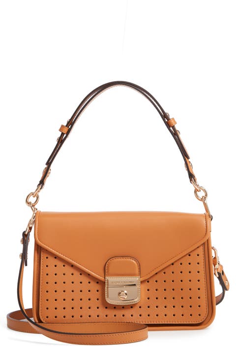 Mademoiselle Calfskin Leather Crossbody Bag