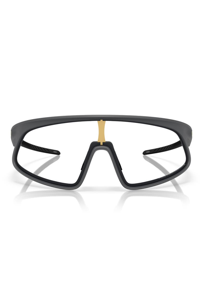RSLV 149mm Prizm™ Polarized Shield Sunglasses, Main, color, GREY JEANS