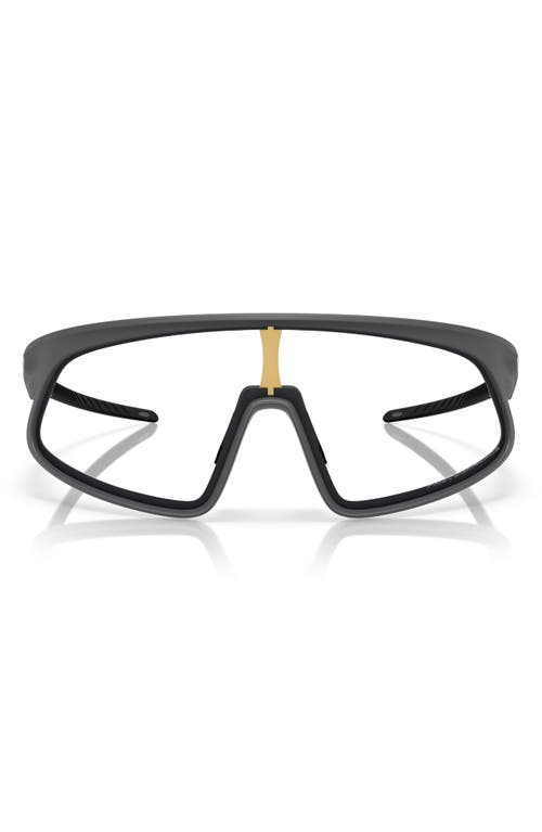 Oakley Rslv 149mm Prizm™ Polarized Shield Sunglasses In Grey Jeans