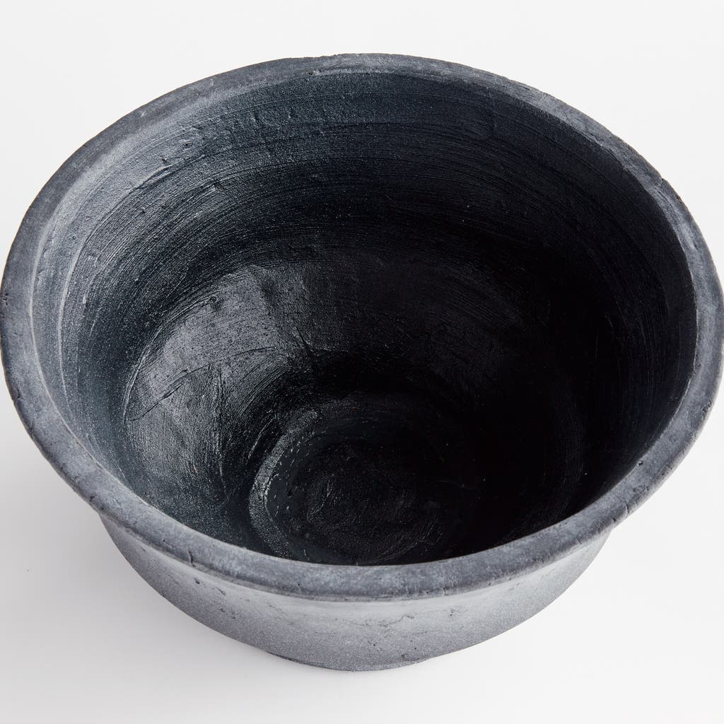 Napa Home & Garden Cedric Decorative Footed Bowl In Black