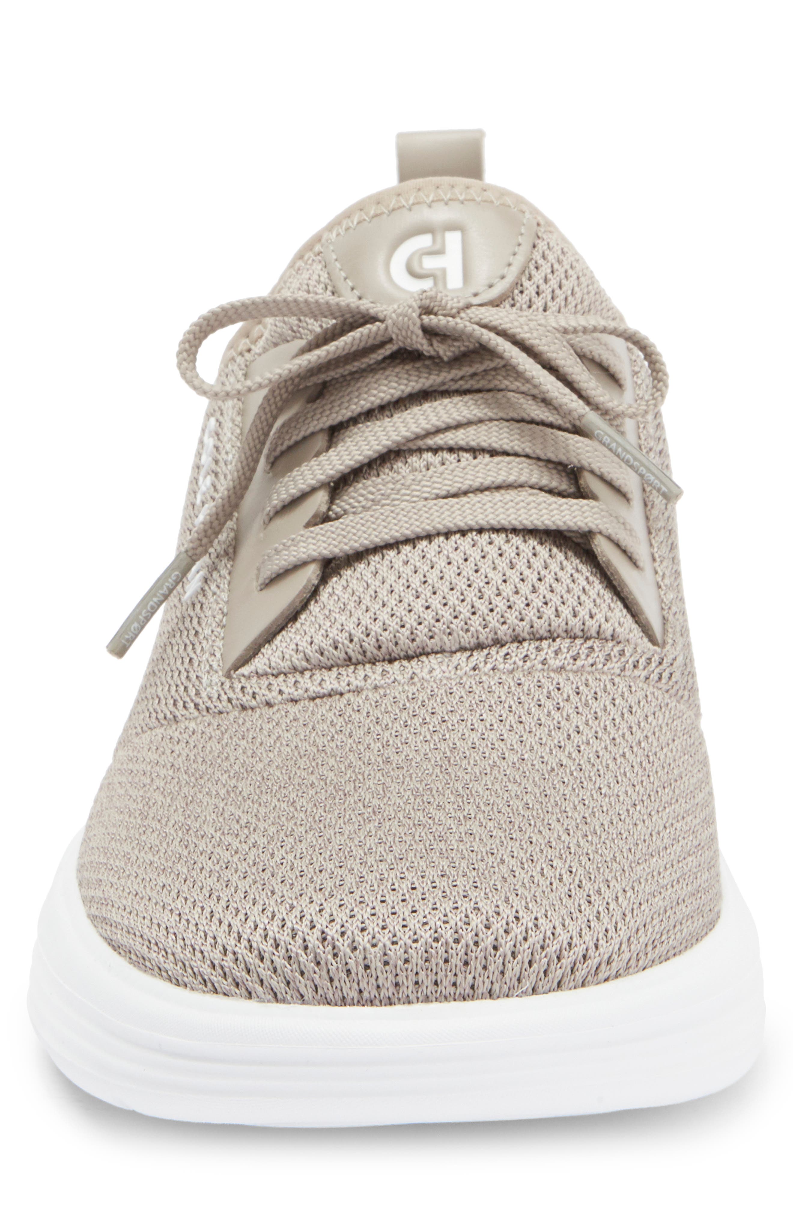 Cole Haan Grandsport Journey Knit Sneaker, Alternate, color, Rock Ridge Optic White
