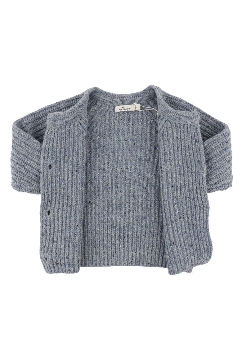 Grandpa Cardigan- Infant, Alternate, color, Ocean