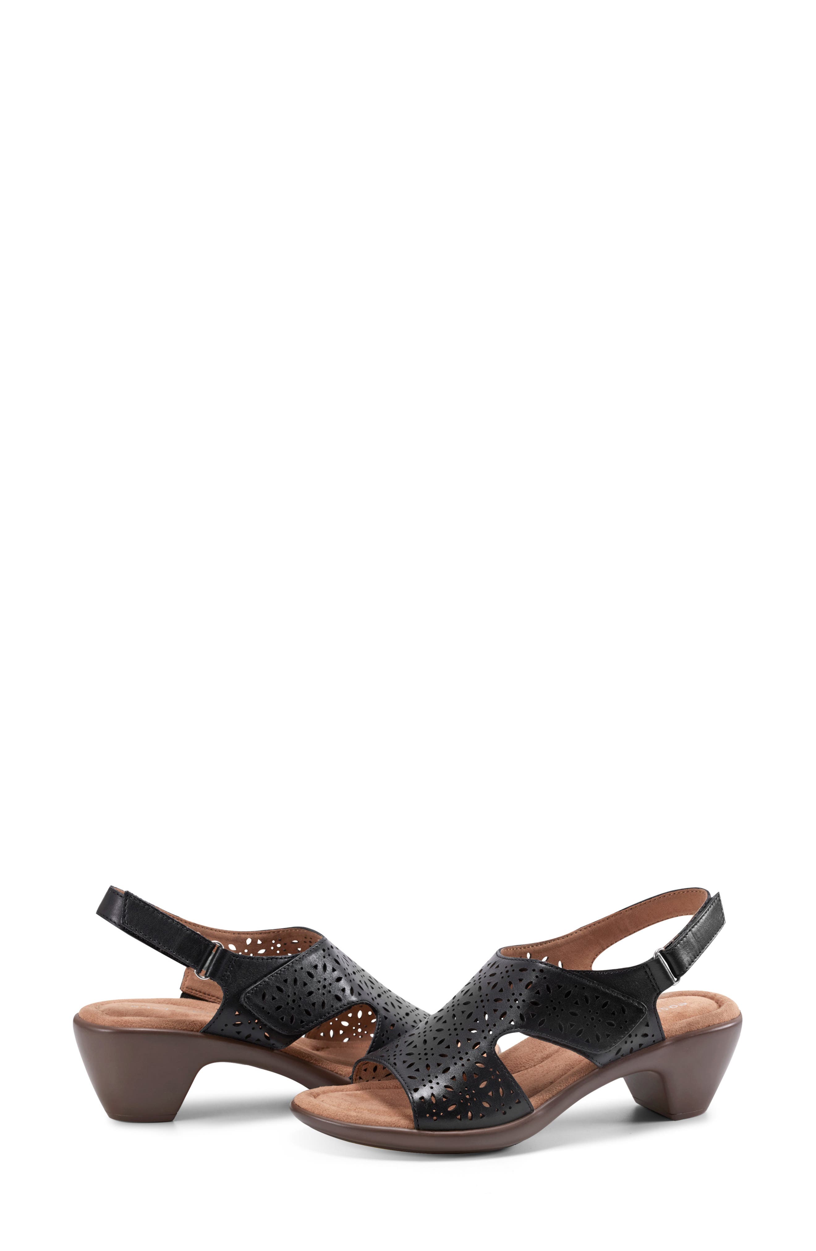 Easy Spirit Calix Slingback Sandal, Alternate, color, Black