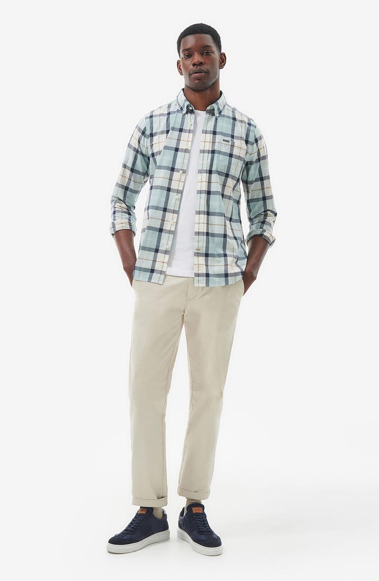 Barbour Rawley Tailored Fit Plaid Cotton Button-Down Shirt, Alternate, color, 