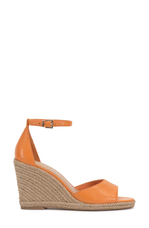 Vince Camuto Felyn Espadrille Wedge Sandal In Mandarino Deluxe