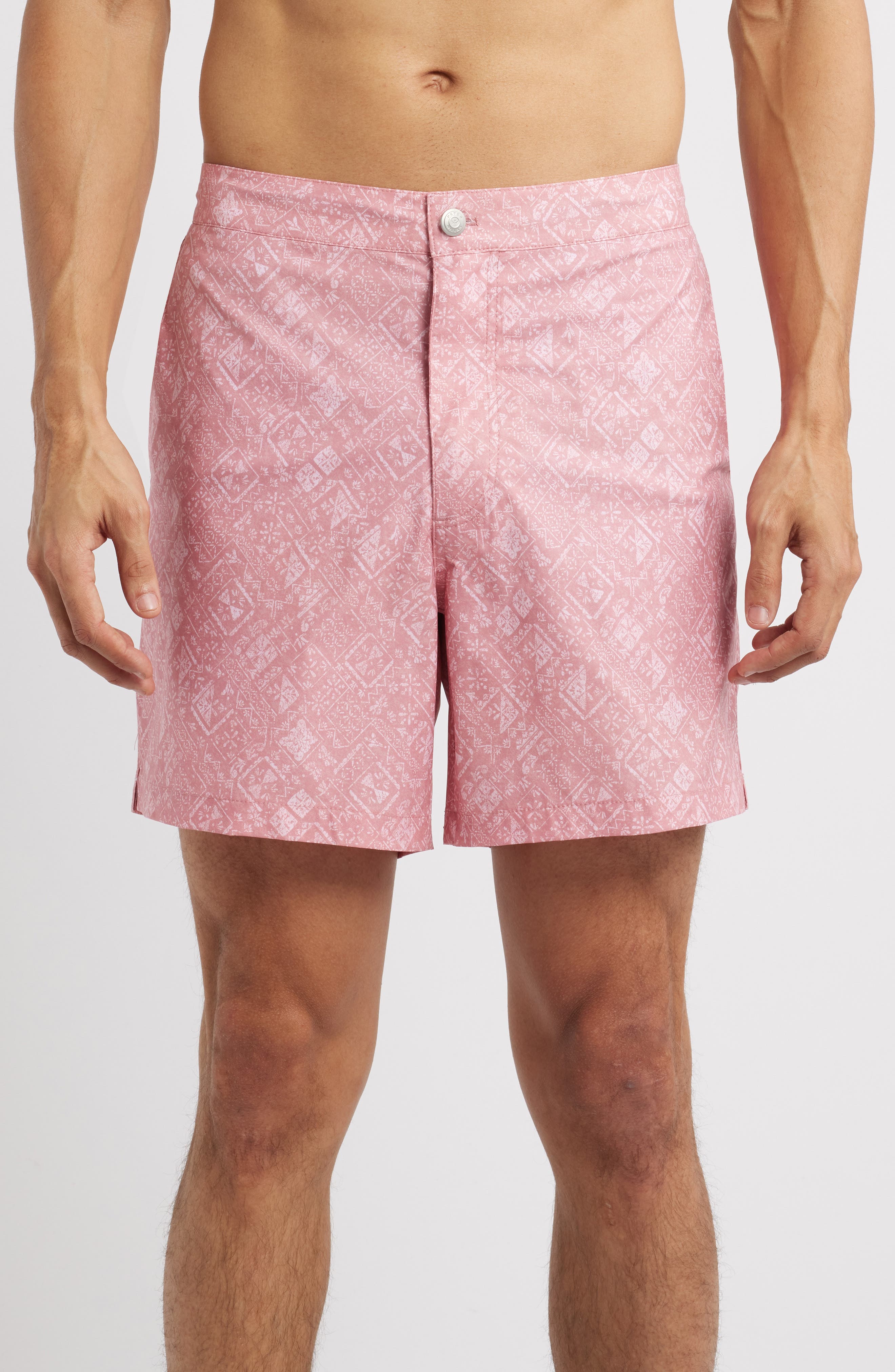 Peter Millar Crown Crafted Mosaic Swim Trunks