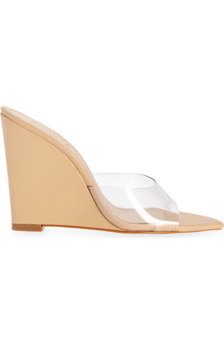 Schutz Lucimara Vinyl Wedge Sandal, Alternate, color,