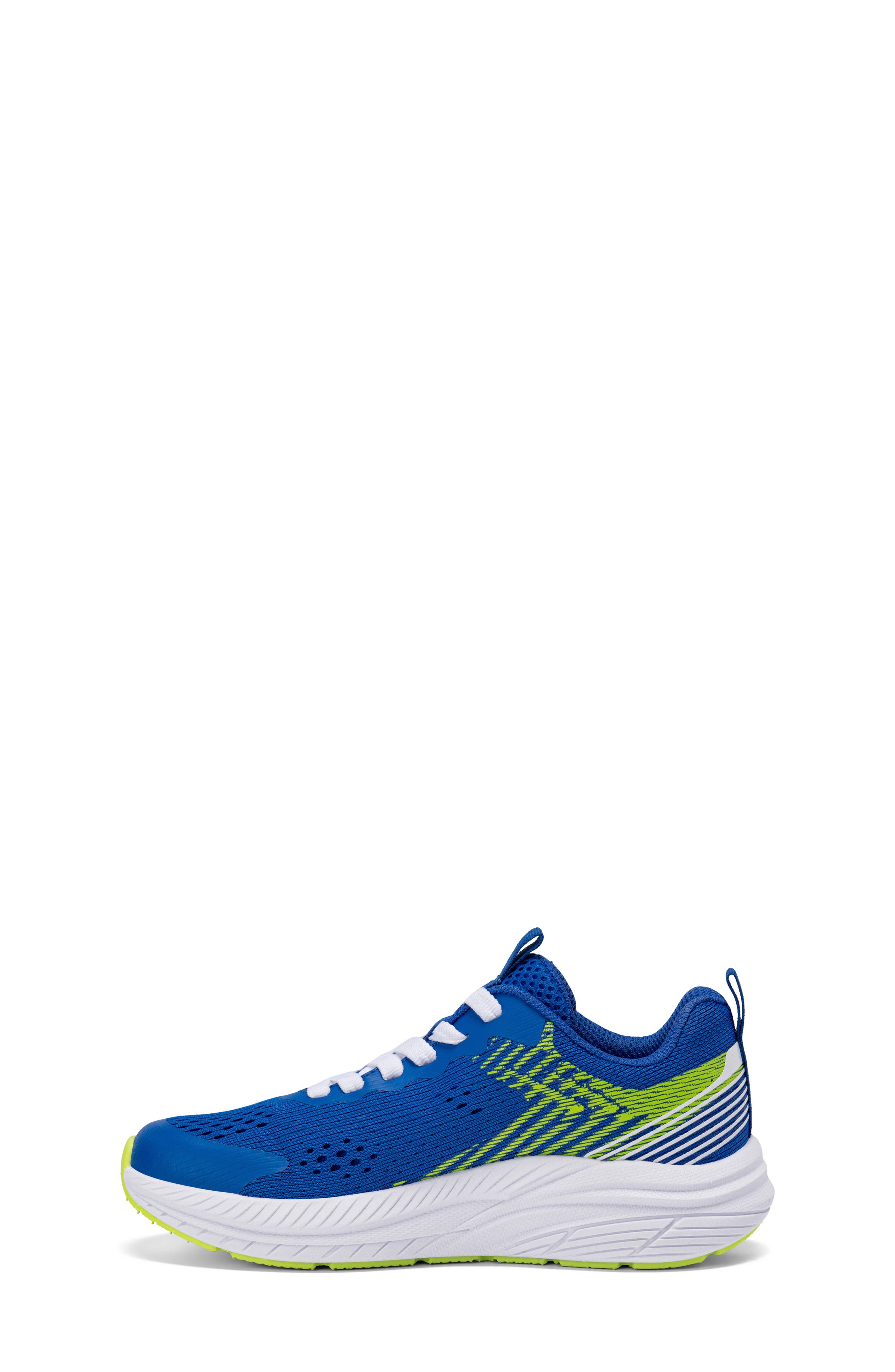 Kids' Hurricane Running Shoe, Alternate, color, BLUE/ LIME
