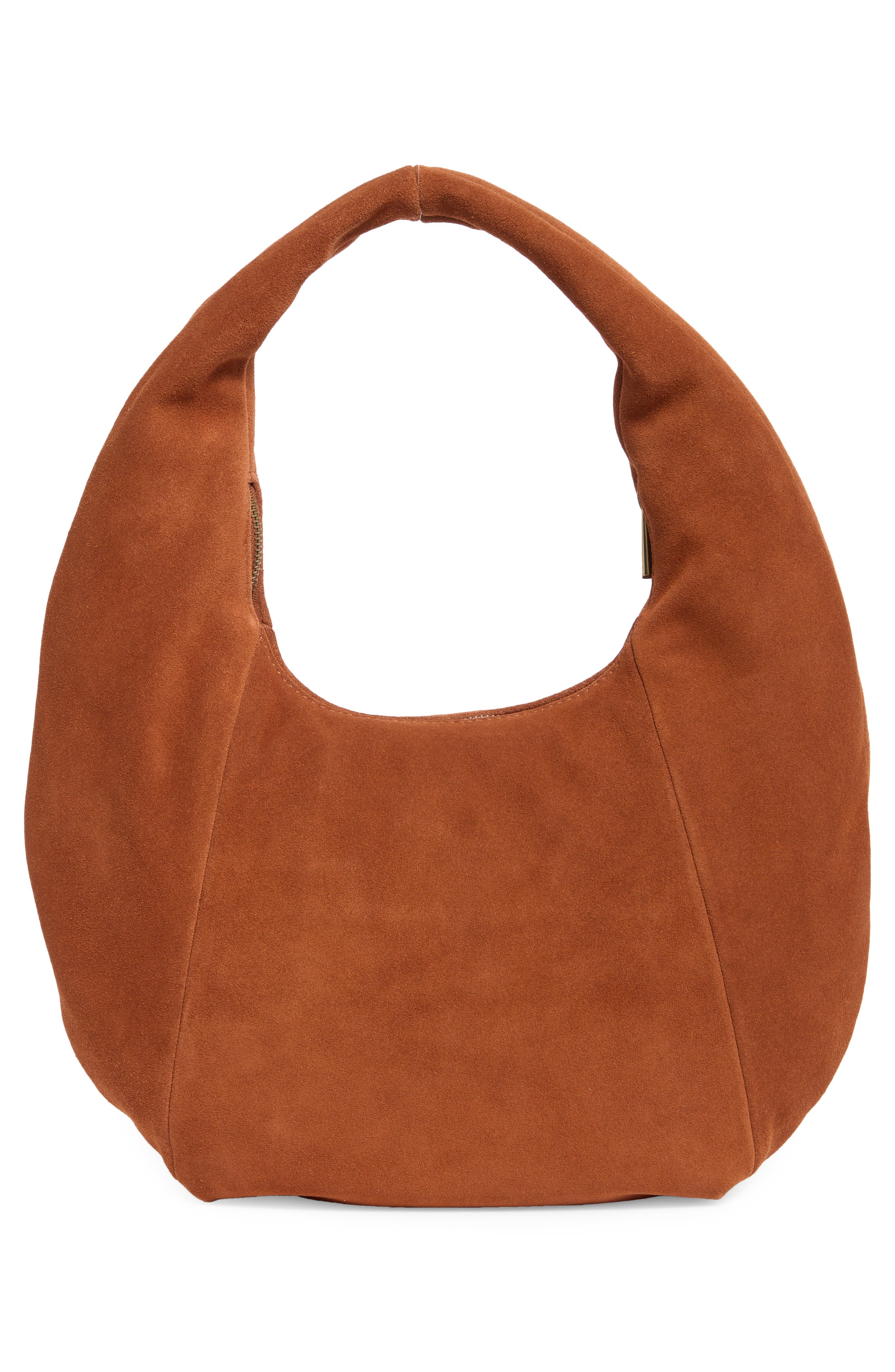 Sam Edelman Bernie Studded Suede Hobo Bag, Alternate, color, 