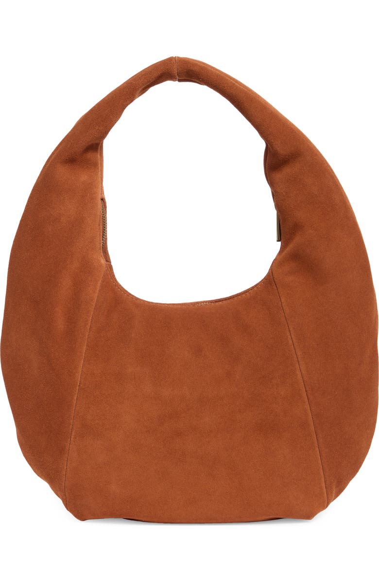 Sam Edelman Bernie Studded Suede Hobo Bag, Alternate, color,