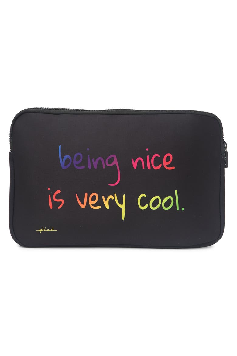 The Laptop Bag Being Nice is Very Cool, Alternate, color, BLACK
