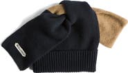 JW Anderson Knotted Colorblock Wool Beanie
