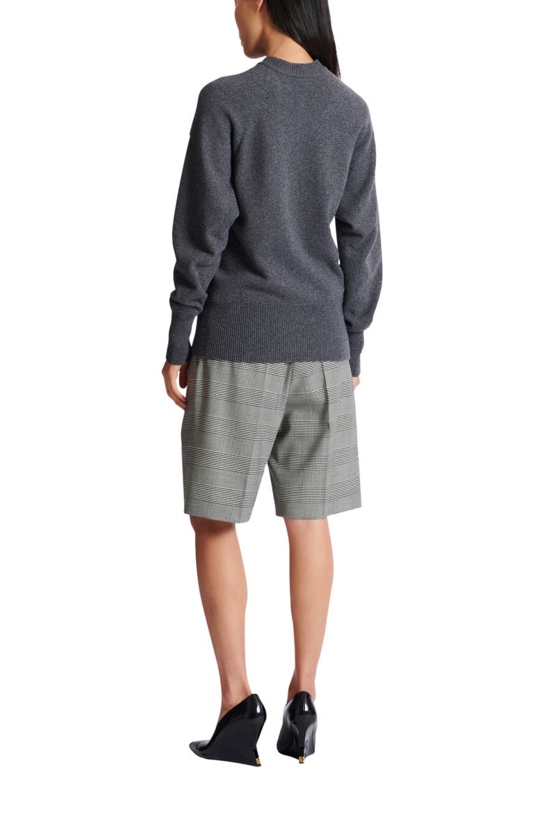 Buttoned eco-cashmere cardigan, Alternate, color, grey