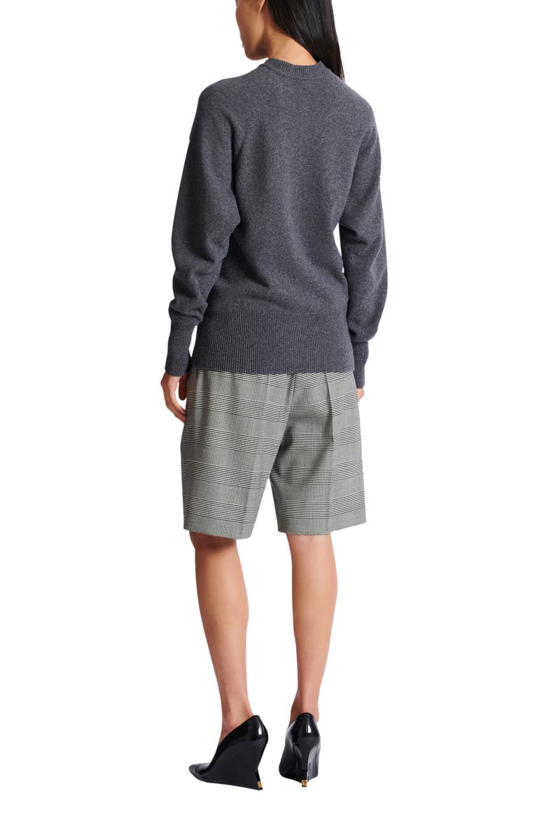 Balmain Buttoned eco-cashmere cardigan, Alternate, color, Grey