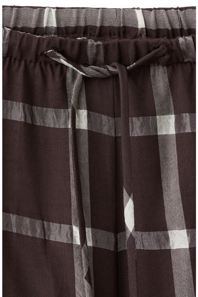 Drawstring Balloon Pants, Alternate, color, BURGUNDY