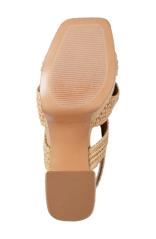 Marc Fisher Ltd Caddy Platform Sandal In Neutral