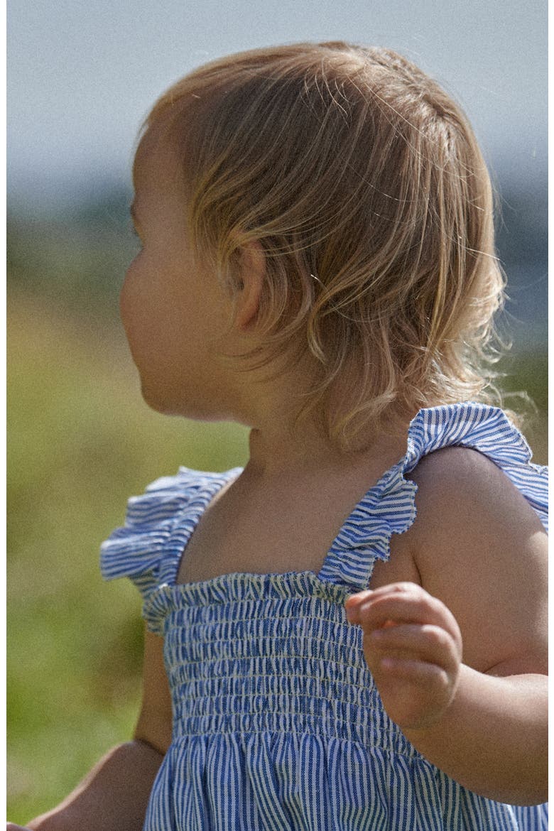 Gala Stripe Sundress, Alternate, color, BLUE STRIPE