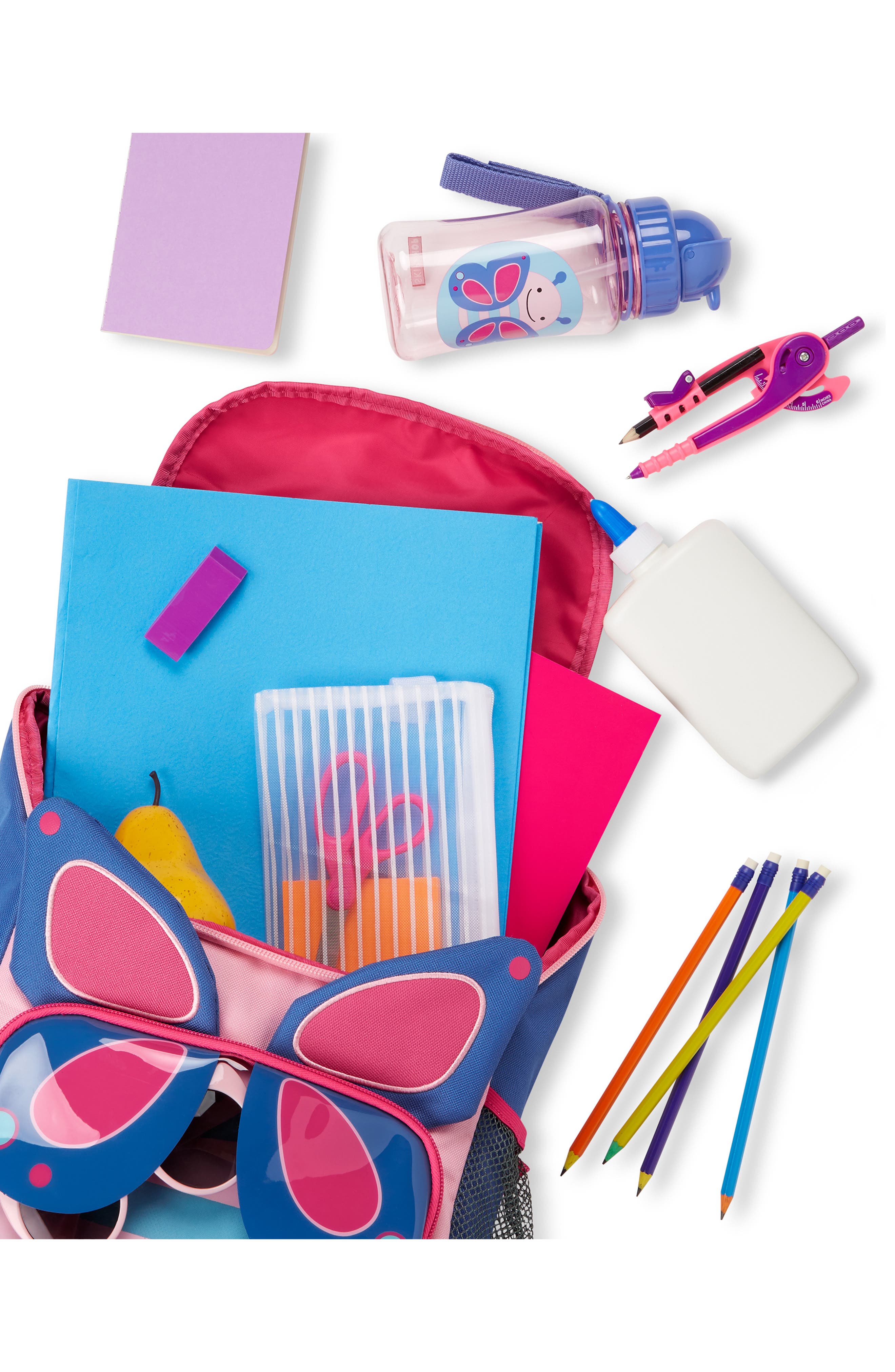 Skip Hop Zoo Butterfly Big Kid Backpack, Alternate, color, 