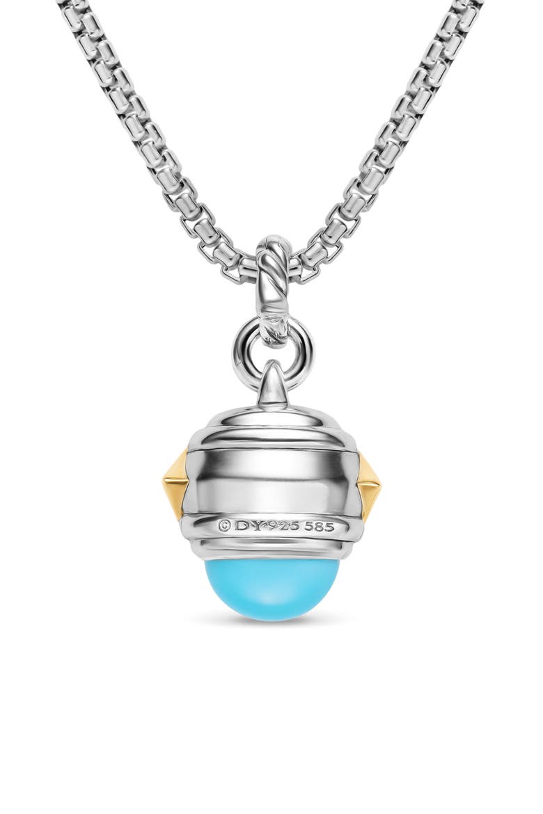 Renaissance Amulet in 18K Yellow Gold, 29m, Alternate, color, TSAVORITE