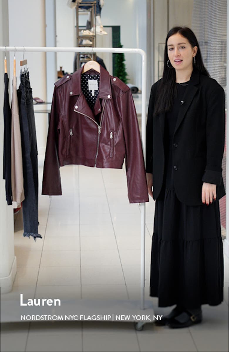 Faux-Ever Leather<sup>™</sup> Essential Biker Jacket, sales video thumbnail