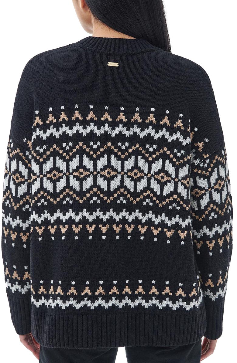 Barbour Cleaver Fair Isle Wool Blend Sweater, Alternate, color, 