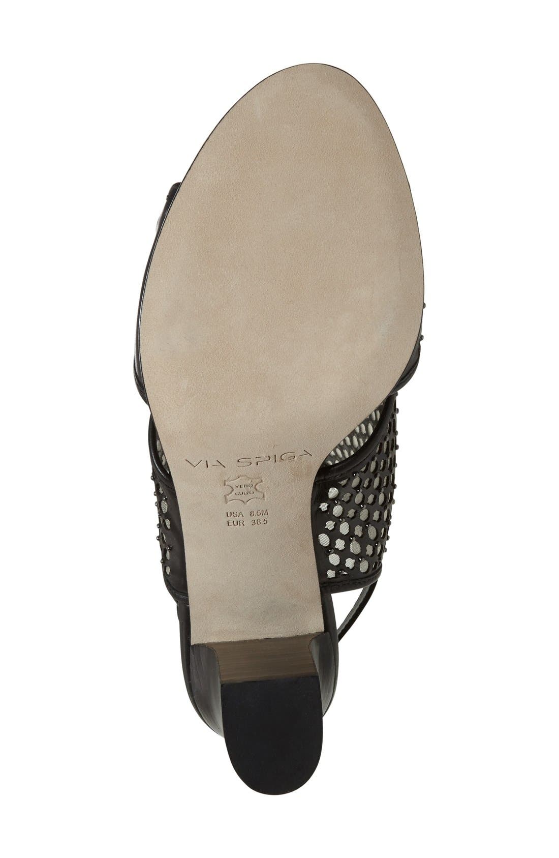 Via Spiga 'Fleur' Open Toe Sandal, Alternate, color, 