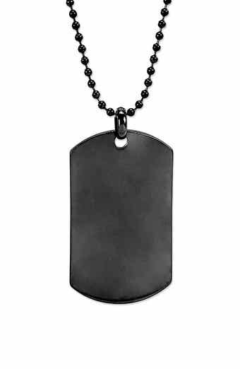 Men's Stainless Steel Dog Tag Necklace