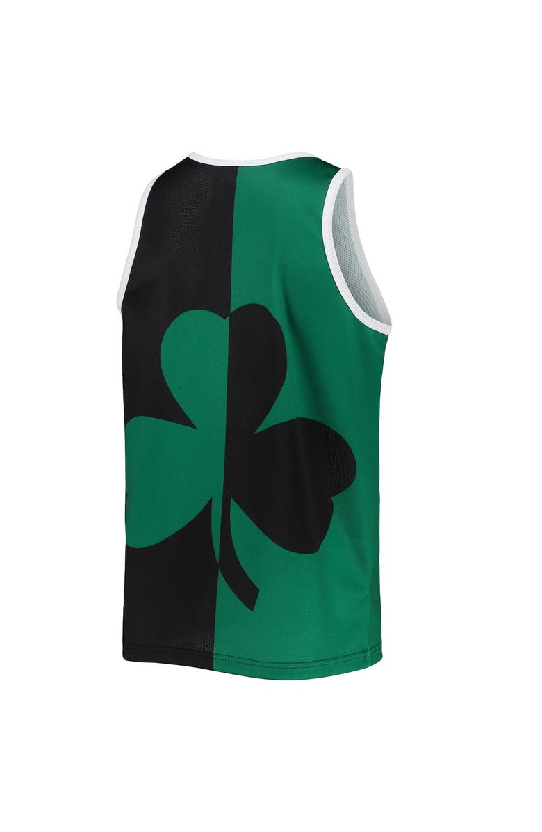 Mitchell & Ness Men's Mitchell & Ness Larry Bird Kelly Green/Black Boston Celtics Sublimated Player Tank Top, Alternate, color, 