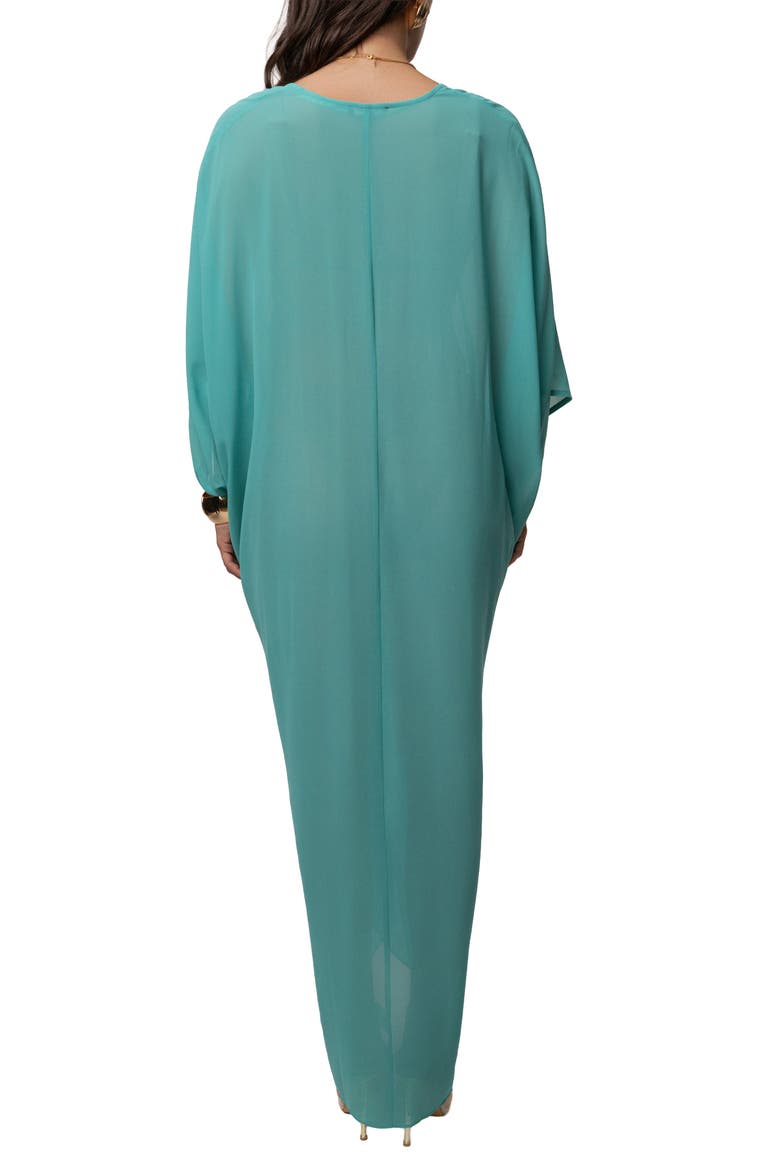 Longer Days Cover Up Dress, Alternate, color, Teal