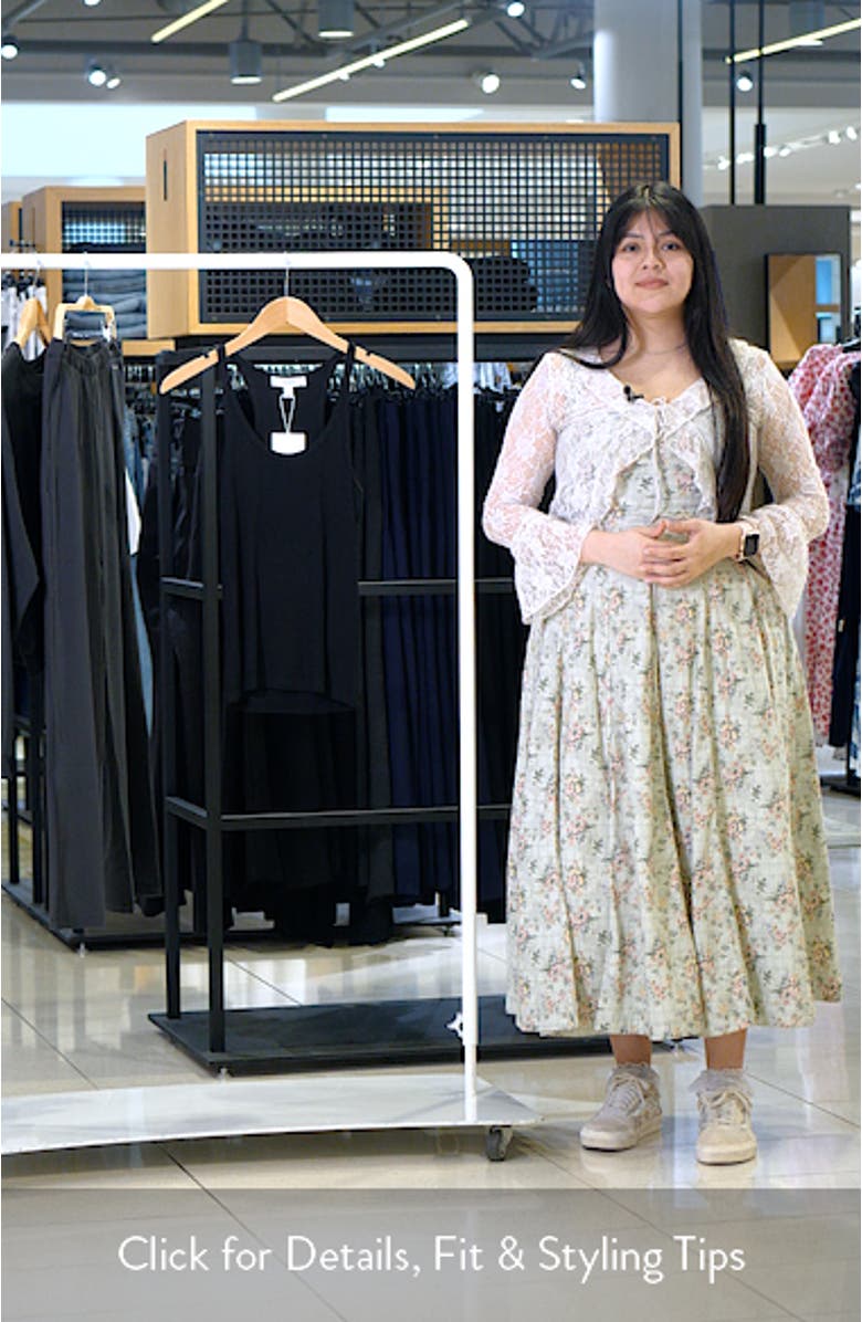 Spaghetti Strap Racerback Tank, sales video thumbnail