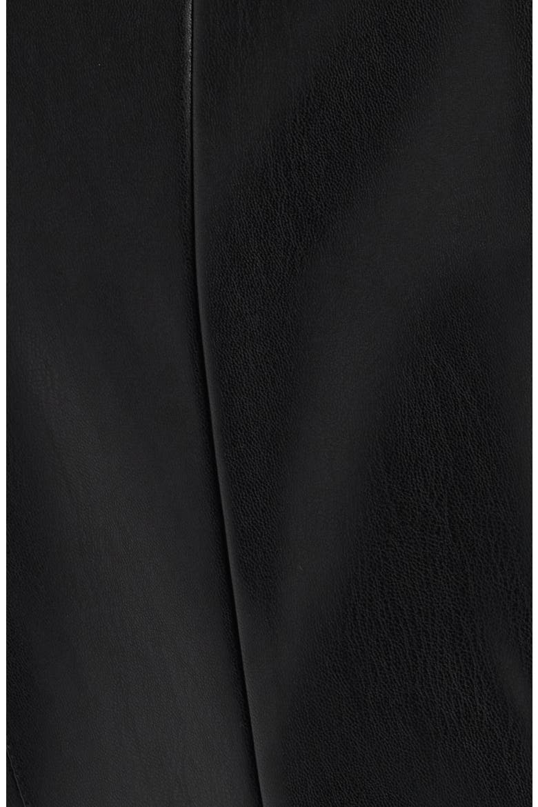Quilted Faux Leather Moto Jacket, Alternate, color, ANNE BLACK