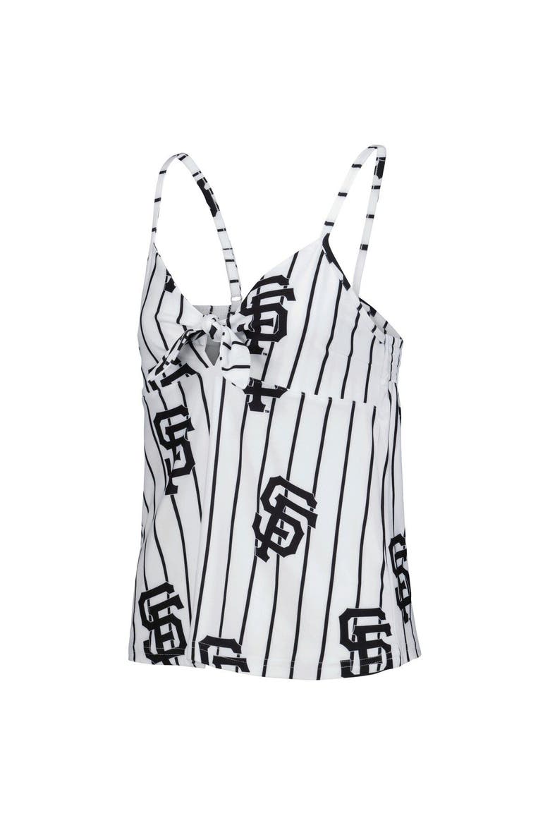 Women's Concepts Sport White San Francisco Giants Reel Allover Print Tank Top & Shorts Sleep Set, Alternate, color, White