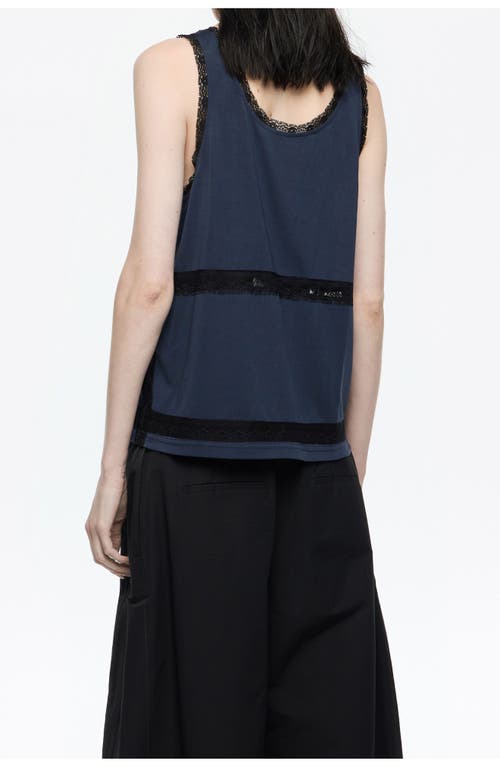 Bimba Y Lola Lace Top In Blue