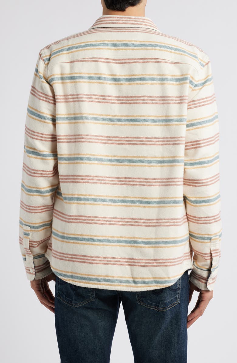 Faherty Wavebreaker Cotton Flannel Shirt Jacket, Alternate, color,