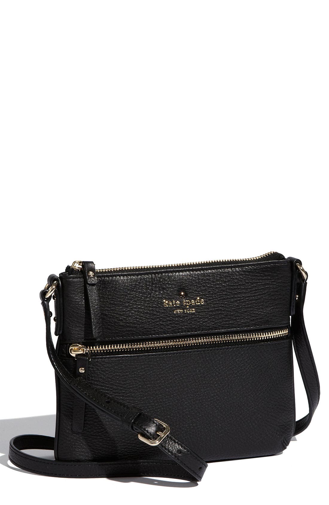 'cobble hill - tenley' crossbody bag, Main, color, BLACK