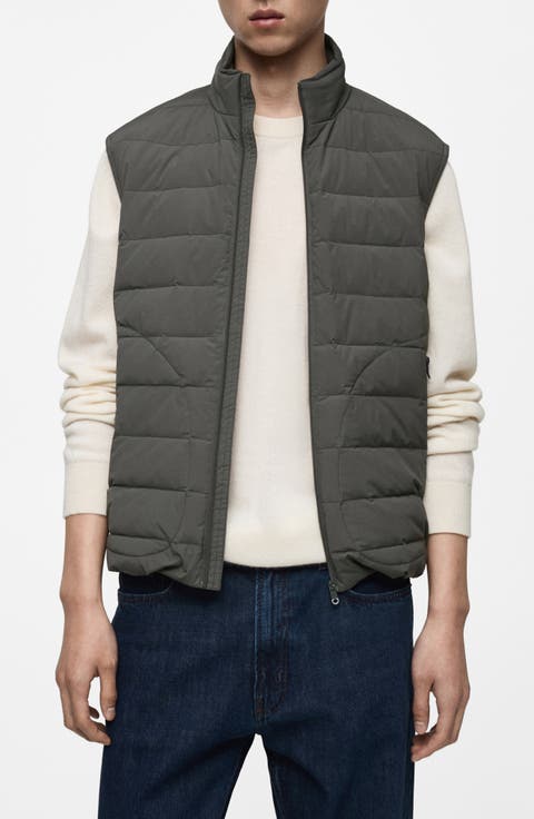 Gray button down winter wool coat 4584