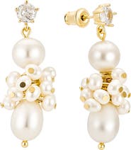 Untamed Petals Sydney Pearl Drop Earrings